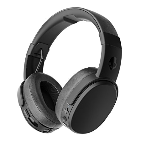 Skullcandy S6CRW-K591 Crusher Wireless Bluetooth Over-Ear Headphone with Mic - Black
