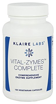 Klaire Labs - Vital-Zymes Complete - 120 Vegetarian Capsules