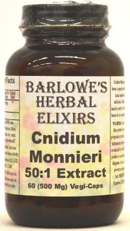 Cnidium Monnieri Extract 50:1 - 60 500mg VegiCaps - Stearate Free, Bottled in Glass