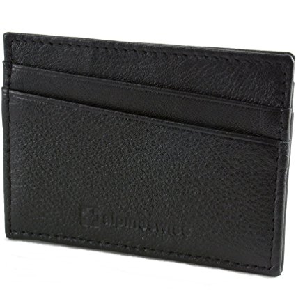 RFID Blocking Minimalist Wallet Flat Card Case By Alpine Swiss