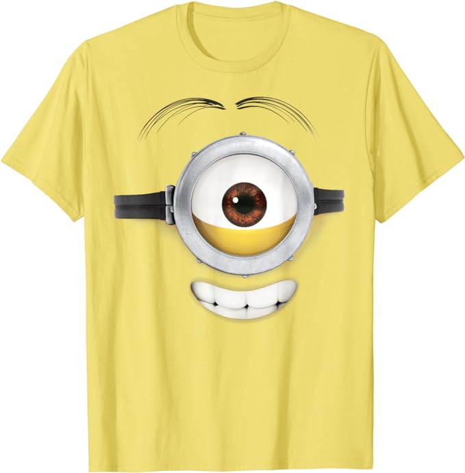 Despicable Me Minions Stuart Teeth Smile Graphic T-Shirt T-Shirt