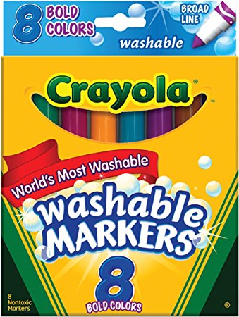 Crayola 8 Ct Bold Broad-Line Washable Markers