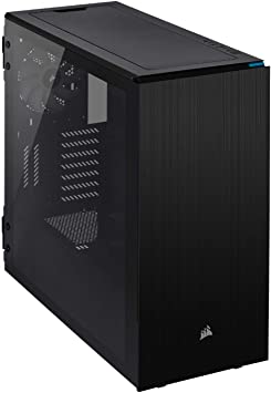 Corsair Carbide Series 678C Low Noise Tempered Glass ATX Case, Black