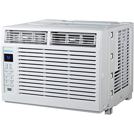 Emerson Quiet Kool EARC5RD1 5000 BTU 115V, White Window Air Conditioner with Remote Control, Standard