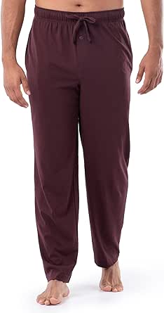 Fruit of the Loom Men's Extended Sizes Jersey Knit Sleep Pajama Lounge Pant (1 & 2 Packs)