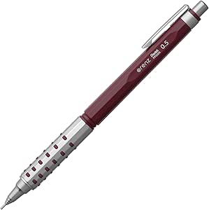 Pentel Orenz AT XPP2005-B Mechanical Pencil, 0.02 inches (0.5 mm), Dark Red