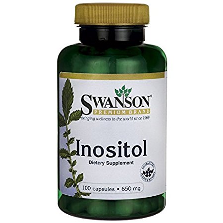 Swanson Inositol 650 mg 100 Caps