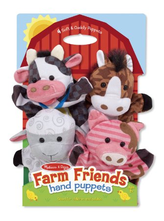 Melissa and Doug Farm Friends Hand Puppets