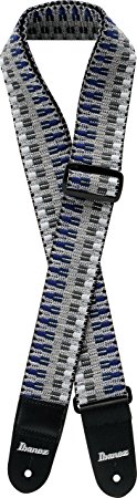 Ibanez GSB50C3 Braided Guitar Strap, C3 (Blue-Gray)