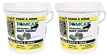 Tomcat All Weather Bait Chunx, 4 Lb (Pack of 2)