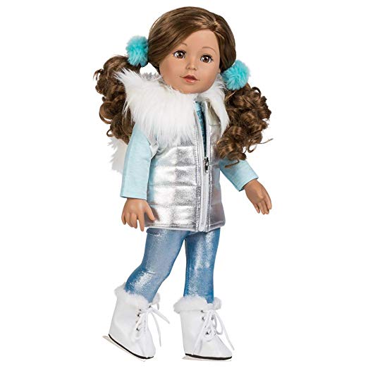 Adora Amazing Girls 18-inch Doll, ''Ice Skating Ava'' (Amazon Exclusive)