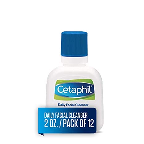 Cetaphil Daily Facial Cleanser for Normal To Oily Skin, 2 Ounce-12 Count