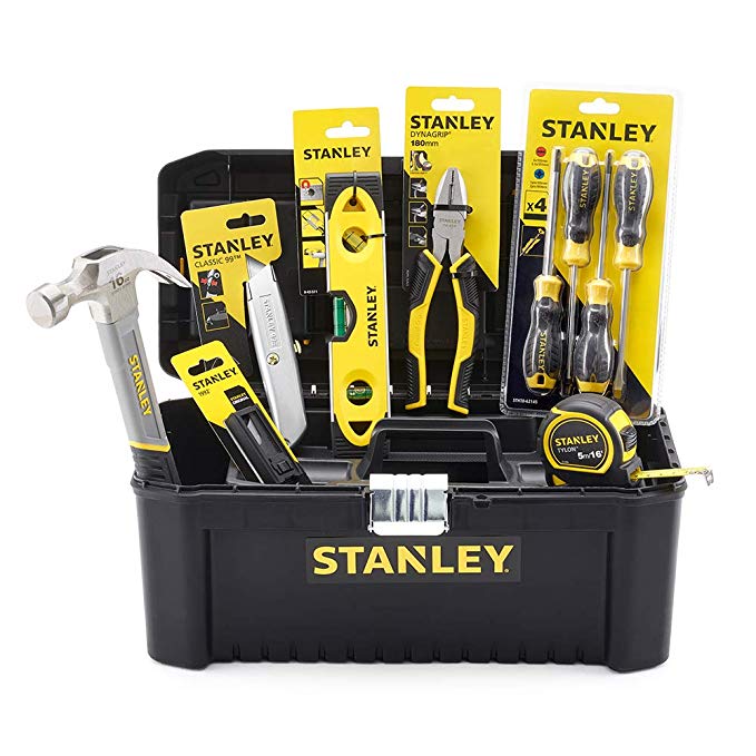 Stanley STHT42879-0 Hand Tools Set with 16 Inch Toolbox, 7 Piece