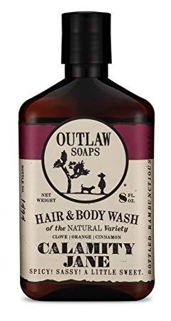 Calamity Jane Natural Hair and Body Wash: Smells like Whiskey, Clove, Orange, and a Little Cinnamon, for your Spicy and Sweet Shower
