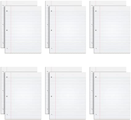 TOPS The Legal Pad Legal Pad, 8-1/2 x 11 Inches, Gum-Top, 3-Hole Punched, White, College Rule, 50 Sheets per Pad, 12 Pads per Pack (75270)