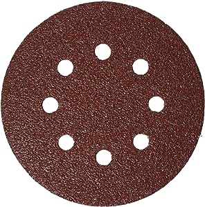 Bosch SR5R040 5-Piece 40 Grit 5 in. 8 Hole Hook-and-Loop Sanding Discs