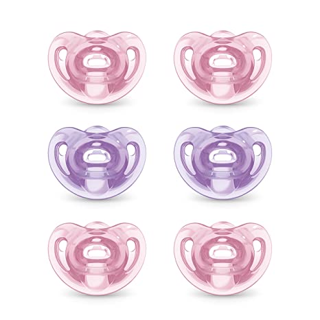 NUK Comfy Pacifiers, 6-18 Months, 6 Pack