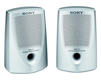 Sony SRS-P7 Passive Speaker System with Stereo Mini-Plug Input