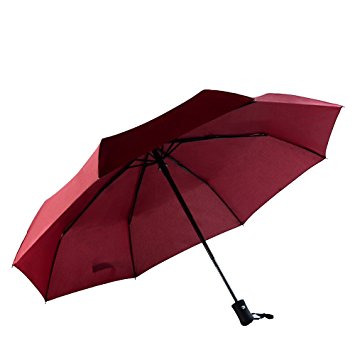 Ecourban Automatic Compact Travel Umbrella, Waterproof&Windproof, Unbreakable