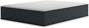 Signature Design by Ashley Hybrid 1300 13 Inch Plush Gel Memory Foam Mattress with Edge Support for Pressure Relief, King