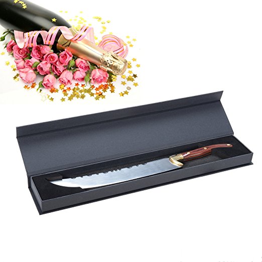 CO-Z Champagne Saber Sword Knife Opener Luxurious for Champagne Red Wine Bottle