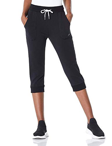 7Goals Capri Pants for Women French Terry Lounge Capri Sweatpants with Pockets