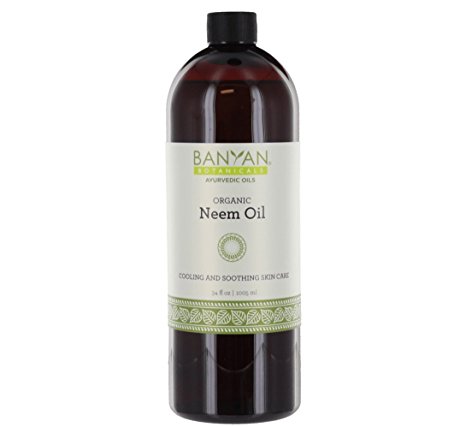 Banyan Botanicals Neem Oil - Certified Organic, 34 oz - Cooling and Soothing Skin Care