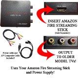 HDMI Converter for Amazon Fire Streaming Stick Use Amazon Fire Streaming Stick with Older TVs that have Composite redwhiteyellow Inputs NOTE AMAZON FIRE STREAMING STICK SOLD SEPARATELY