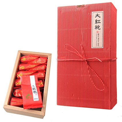 Luxtea Chinese Top10 Famous Tea – Wuyi Da Hong Pao / Rock Tea / Big Red Robe / Dahongpao Oolong Black Tea – Grade AA (High Grade)