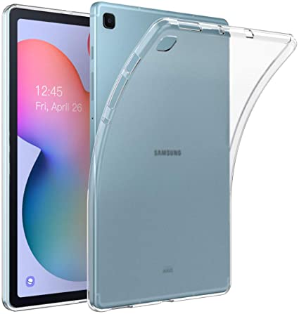 MoKo Case Compatible with Galaxy Tab S6 Lite 2020, TPU Shock-Proof Soft Flexible Smart Tablet Shell Cover Case Fits Samsung Galaxy Tab S6 Lite 10.4 2020 SM-P610/P615 ONLY – Frosted Clear