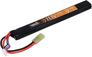 Lancer Tactical LiPo Airsoft Battery Compatible with Lancer AEG Airsoft (11.1V, 1000 mAh 3s 20C Stick)