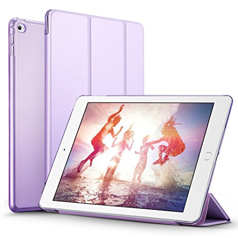 iPad Mini 4 Case (NOT for iPad Mini 1/2/3), ESR iPad Mini 4 Smart Case Cover Synthetic Leather and Translucent Frosted Back Magnetic Cover with Auto Wake & Sleep Function for Apple iPad Mini 4 (Fragrant Lavender)