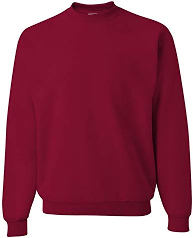 Jerzees Men's Pill Resistant Long Sleeve Crewneck Sweatshirt