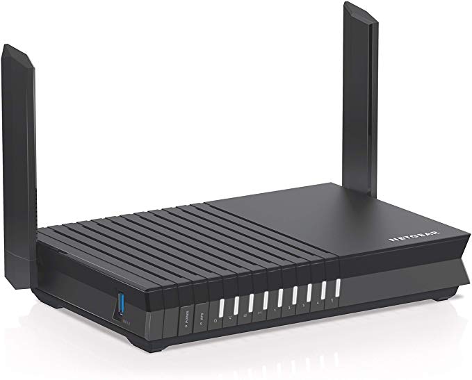 NETGEAR 4-Stream Wifi 6 Router (RAX15) - AX1800 Wireless Speed (Up to 1.8Gbps) | Coverage for Small-to-Medium Homes | 4 X 1G Ethernet and 1 X 3.0 USB Ports