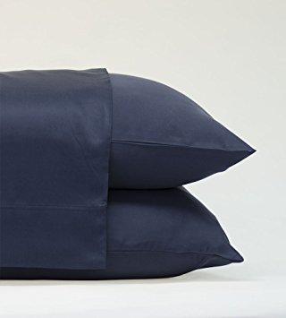 Cariloha Crazy Soft Classic Standard Pillowcases - 2 Piece Standard Pillowcase Set - 100% Viscose From Bamboo - Lifetime Guarantee (Standard, Bahama Blue)