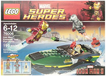 LEGO Super Heroes Iron Man Extremis Sea Port Battle (76006)