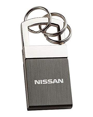 Nissan Genuine Brushed Metal Key Chain
