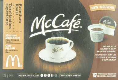 Kraft McCafe McDonalds Premium Roast Coffee Pod Compatible with Keurig K-Cup Brewers 12-Count