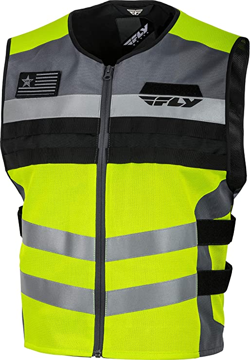 Fly Racing Fast Pass Adult Street Motorcycle Vest - Hi-Vis/Small/Medium