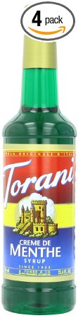 Torani Syrup, Crème de Menthe, 25.4 Ounce (Pack of 4)