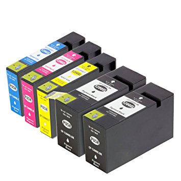 ESTON 5 x Hi-Yield BK & Color Ink For Canon PGI-1200XL PGI1200 XL MAXIFY MB2020 MB2320