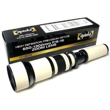 Opteka 650-2600mm High Definition Telephoto Lens for Canon EOS 1D 5D 6D 7D 10D 20D 30D 40D 50D 60D 100D 300D 350D 400D 450D 500D 550D 600D 700D 1000D 1100D and 1200D Digital SLR Cameras