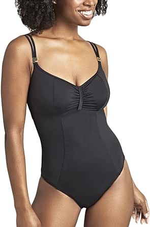 Panache Anya Riva Balconnet Underwire One Piece Swimsuit (SW1300)- Black