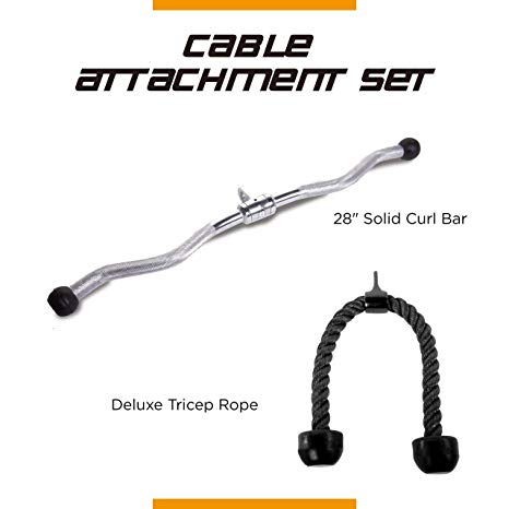 CAP Barbell Cable Attachment for Gym Exercise Machine Attachment Strength Training Home Gym Cable Attachment