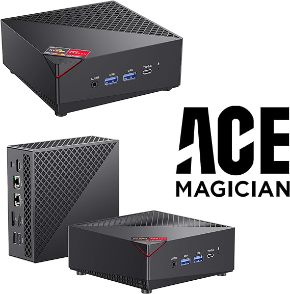 ACEMAGICIAN Mini PC Gaming/Office Computers AMD Ryzen 7 Bundle Product!