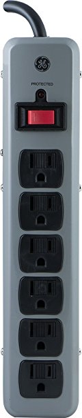 GE 14021 Surge Protector, 6 Outlet