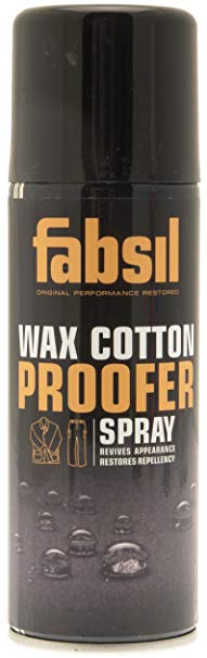 Fabsil Outdoor Wax Cotton Proofer Spray-Black, 200 ml