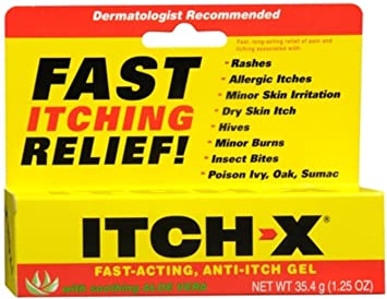 ITCH-X Anti-Itch Gel 1.25 oz (Pack of 2)