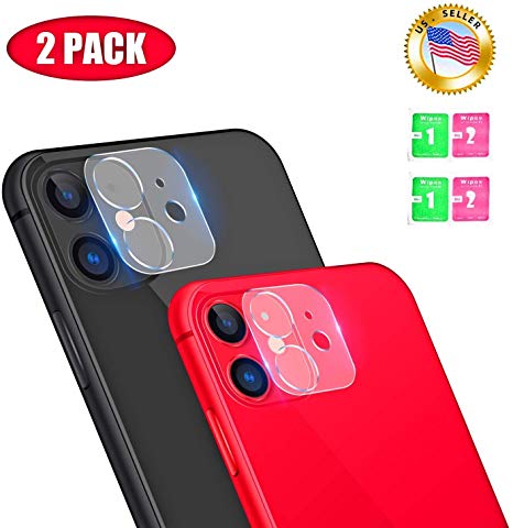 Screenmaster Camera for iPhone 11 Rear Camera Tempered, Ultra Thin High Definition Bubble-Free Anti-Scratch Fingerprint for iPhone 11 6.1'' Tempered Glass Camera Lens Protector 2 Pack (11)