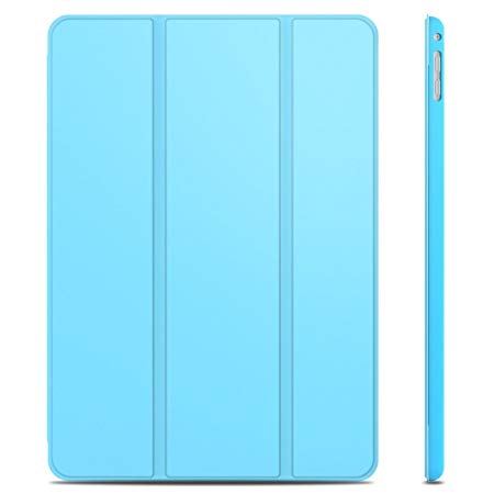 JETech Case for iPad Air 2 (Not for iPad Air 1st Edition), Smart Cover Auto Wake/Sleep, Blue